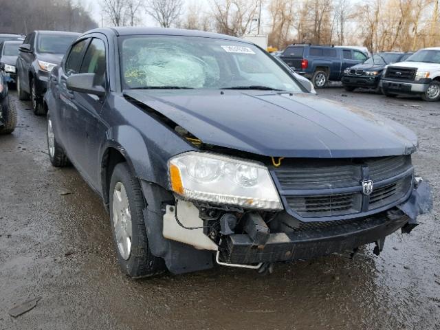 1B3LC46K08N659894 - 2008 DODGE AVENGER SE BLUE photo 1