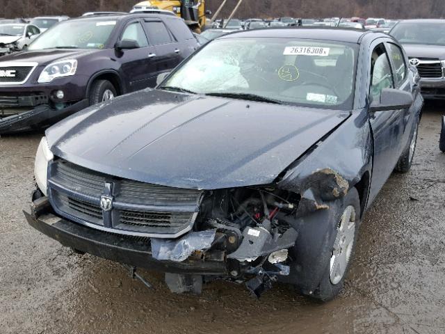 1B3LC46K08N659894 - 2008 DODGE AVENGER SE BLUE photo 2