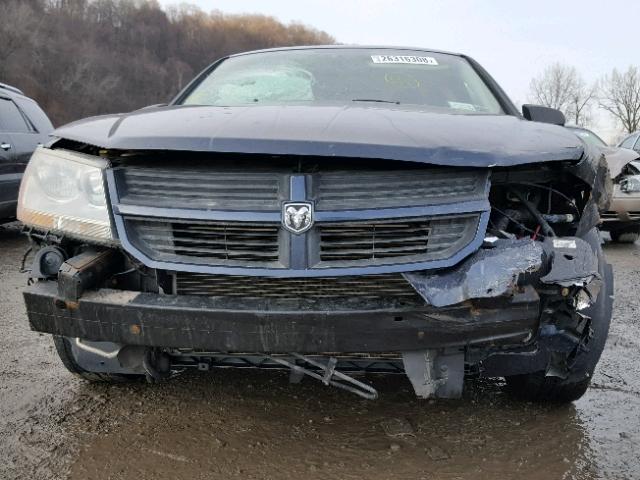 1B3LC46K08N659894 - 2008 DODGE AVENGER SE BLUE photo 9