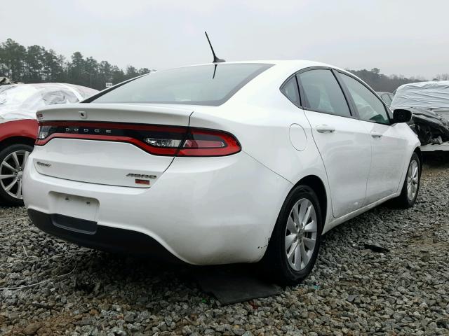 1C3CDFDH0FD150362 - 2015 DODGE DART SE AE WHITE photo 4