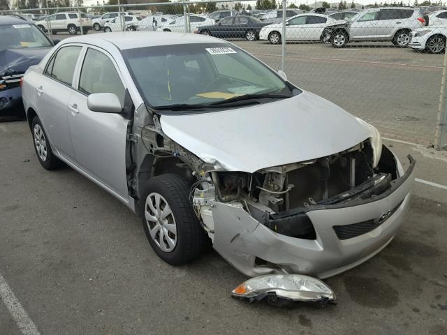 1NXBU40E59Z065248 - 2009 TOYOTA COROLLA BA SILVER photo 1