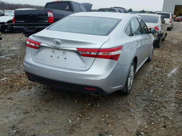 4T1BK1EB8EU117601 - 2014 TOYOTA AVALON BAS SILVER photo 4