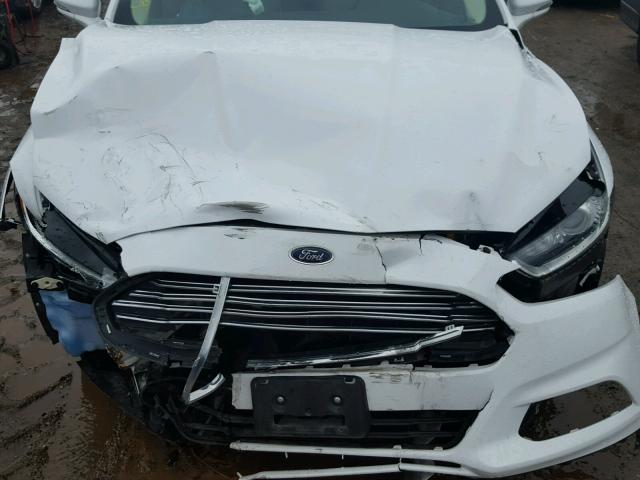 3FA6P0H73ER271509 - 2014 FORD FUSION SE WHITE photo 7