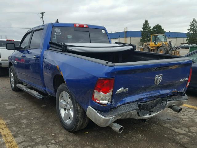 1C6RR7TT6HS510162 - 2017 RAM 1500 SLT BLUE photo 3