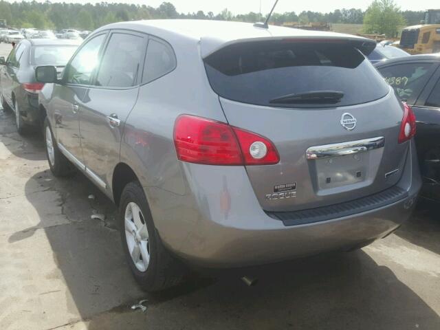 JN8AS5MT6DW026531 - 2013 NISSAN ROGUE S/SV GRAY photo 3