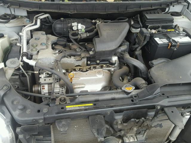 JN8AS58V58W121051 - 2008 NISSAN ROGUE S SILVER photo 7