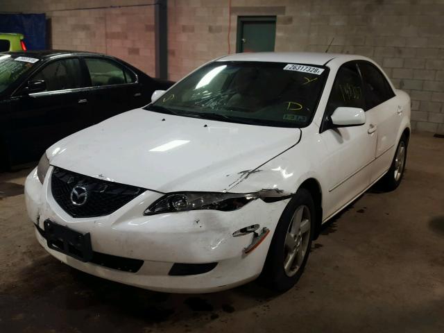 1YVFP80C245N32237 - 2004 MAZDA 6 I WHITE photo 2