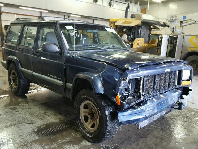 1J4FF48S6YL131640 - 2000 JEEP CHEROKEE S RED photo 1