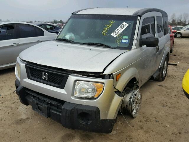 5J6YH18776L000260 - 2006 HONDA ELEMENT EX SILVER photo 2