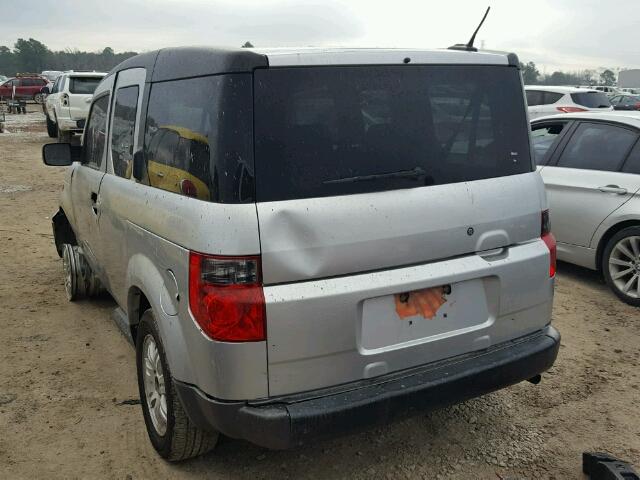 5J6YH18776L000260 - 2006 HONDA ELEMENT EX SILVER photo 3