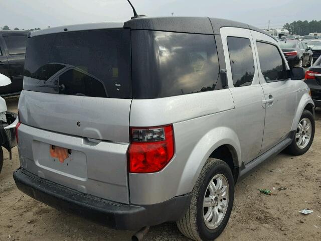 5J6YH18776L000260 - 2006 HONDA ELEMENT EX SILVER photo 4