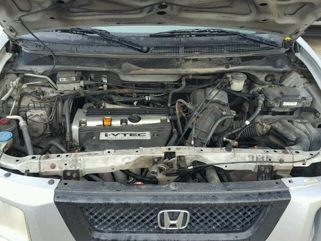 5J6YH18776L000260 - 2006 HONDA ELEMENT EX SILVER photo 7