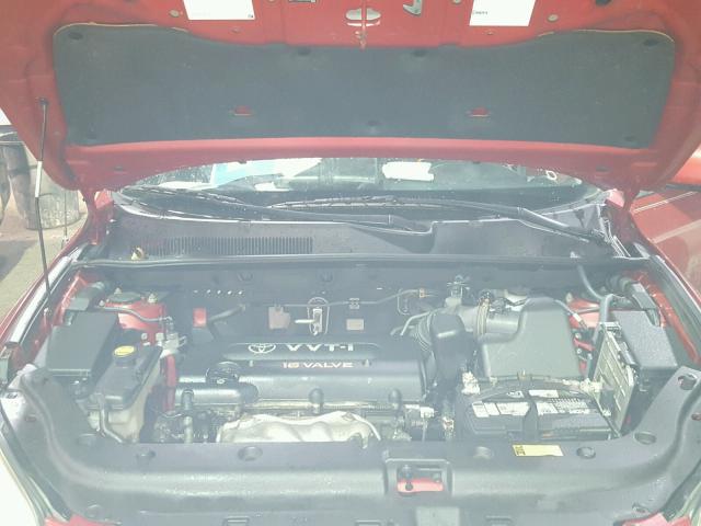 JTMBD32VX65026821 - 2006 TOYOTA RAV4 SPORT RED photo 7