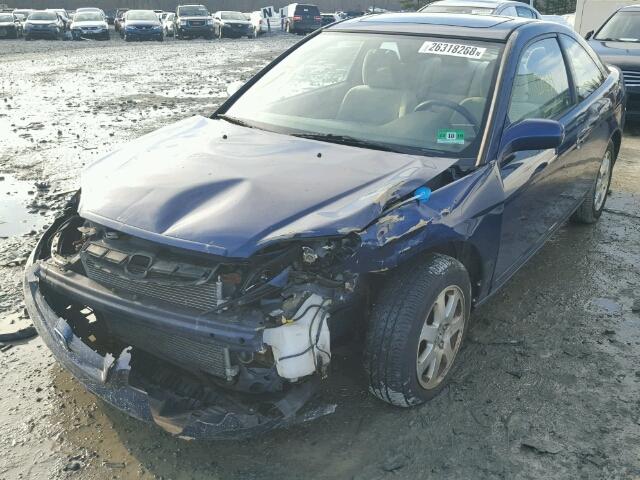 1HGEM22923L070556 - 2003 HONDA CIVIC EX ლურჯი ფოტო 2