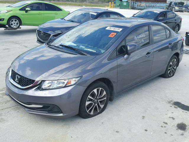 19XFB2F87FE053730 - 2015 HONDA CIVIC EX Boz foto 2