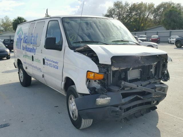 1FTNE2EW9DDB37159 - 2013 FORD ECONOLINE WHITE photo 1