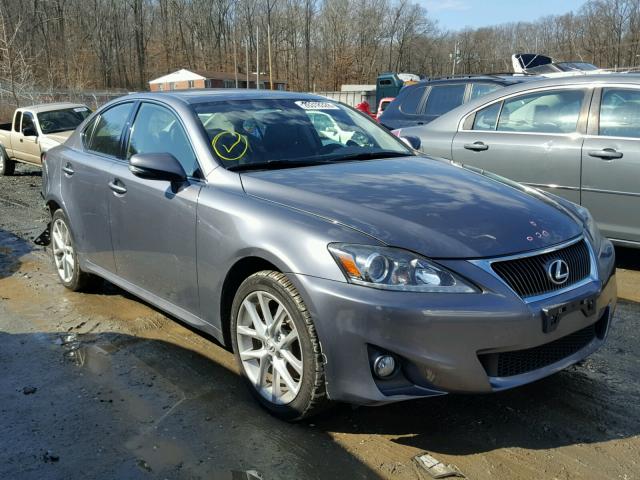 JTHCF5C29C5059737 - 2012 LEXUS IS 250 GRAY photo 1