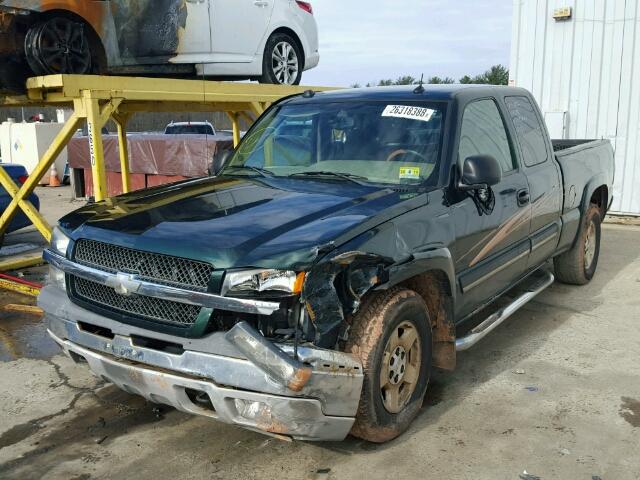 2GCEK19T641276597 - 2004 CHEVROLET SILVERADO GREEN photo 2