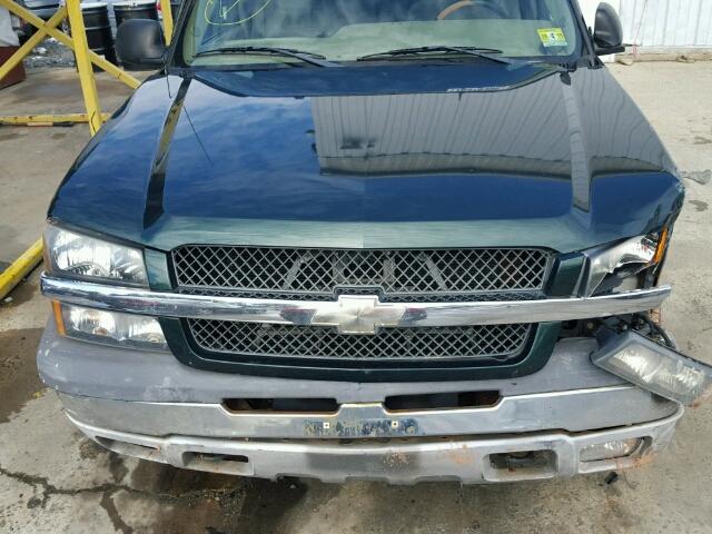 2GCEK19T641276597 - 2004 CHEVROLET SILVERADO GREEN photo 7