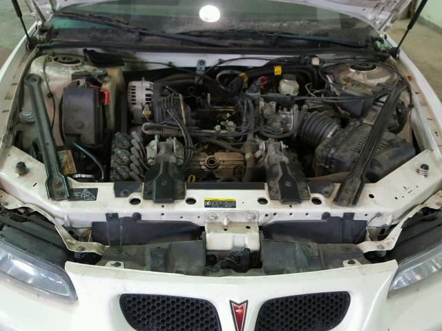 1G2WP12K62F110050 - 2002 PONTIAC GRAND PRIX WHITE photo 7