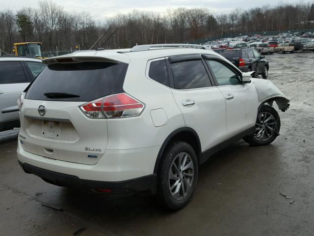 5N1AT2MV1EC786941 - 2014 NISSAN ROGUE S WHITE photo 4