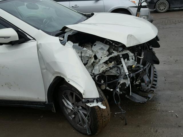 5N1AT2MV1EC786941 - 2014 NISSAN ROGUE S WHITE photo 9