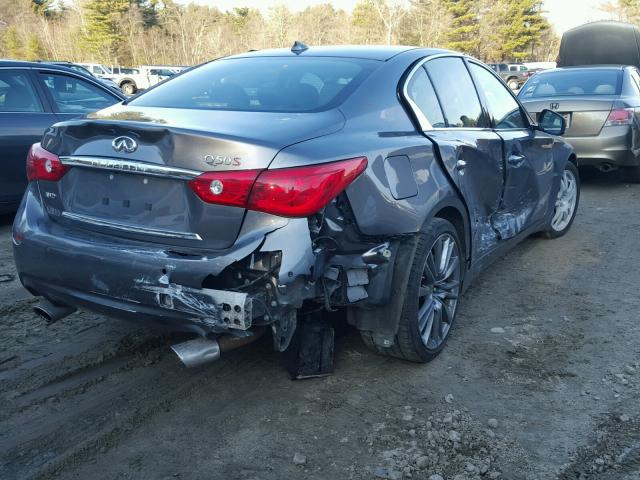 JN1FV7AP0GM420301 - 2016 INFINITI Q50 RED SP GRAY photo 4