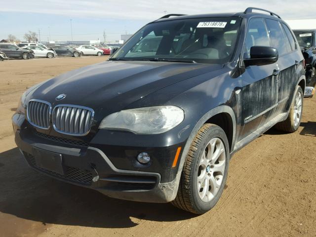 5UXFE83569L308933 - 2009 BMW X5 XDRIVE4 BLACK photo 2