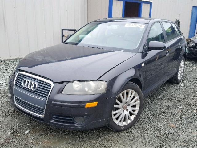 WAUNF78P96A002411 - 2006 AUDI A3 2.0 PRE CHARCOAL photo 2