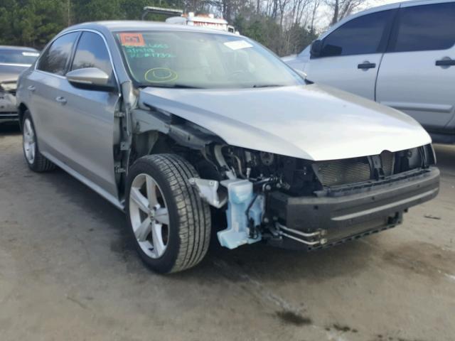 1VWBH7A3XCC074030 - 2012 VOLKSWAGEN PASSAT SE SILVER photo 1