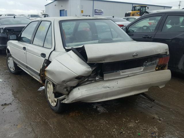 1N4EB31F9RC759476 - 1994 NISSAN SENTRA E SILVER photo 3