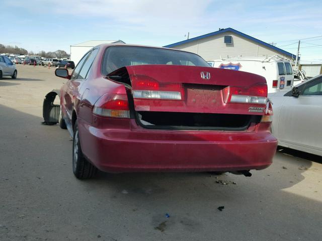 JHMCG56772C025746 - 2002 HONDA ACCORD SE RED photo 3