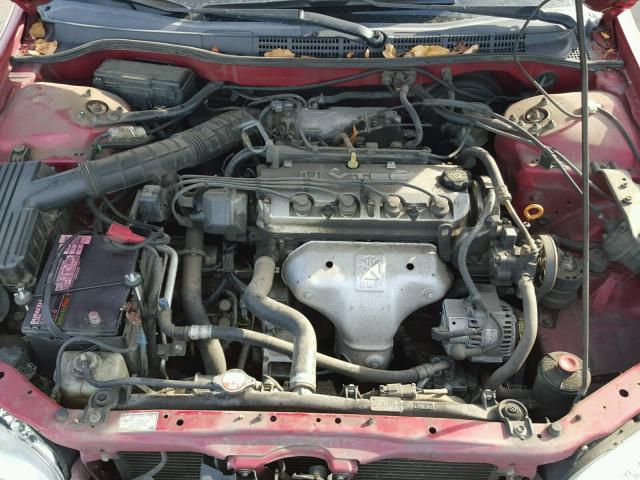 JHMCG56772C025746 - 2002 HONDA ACCORD SE RED photo 7