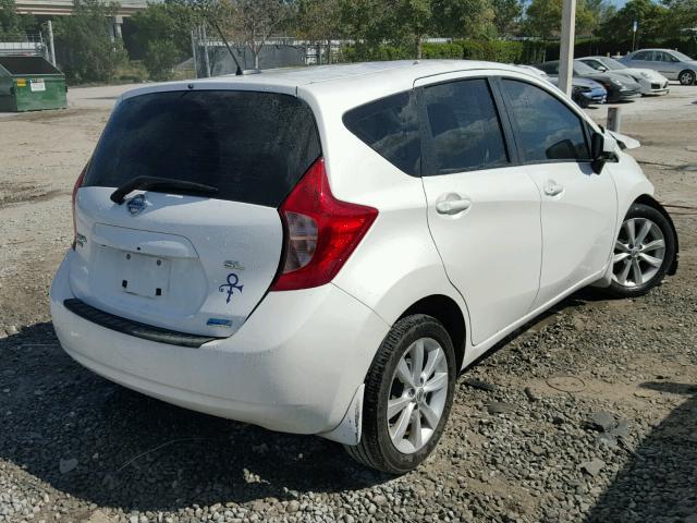 3N1CE2CP2FL441372 - 2015 NISSAN VERSA NOTE WHITE photo 4