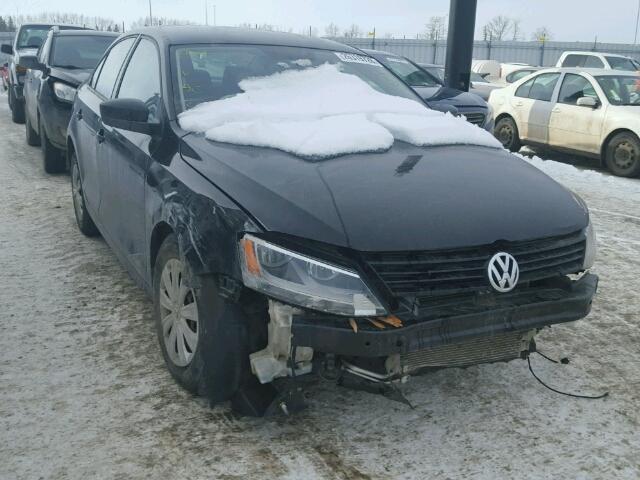 3VW2K7AJ9BM382626 - 2011 VOLKSWAGEN JETTA BASE BLACK photo 1