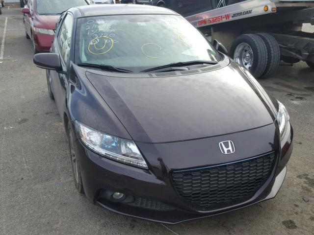 JHMZF1D6XDS003720 - 2013 HONDA CR-Z EX PURPLE photo 1