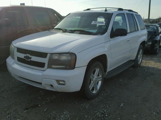 1GNDT13S082195682 - 2008 CHEVROLET TRAILBLAZE WHITE photo 2