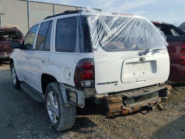 1GNDT13S082195682 - 2008 CHEVROLET TRAILBLAZE WHITE photo 3