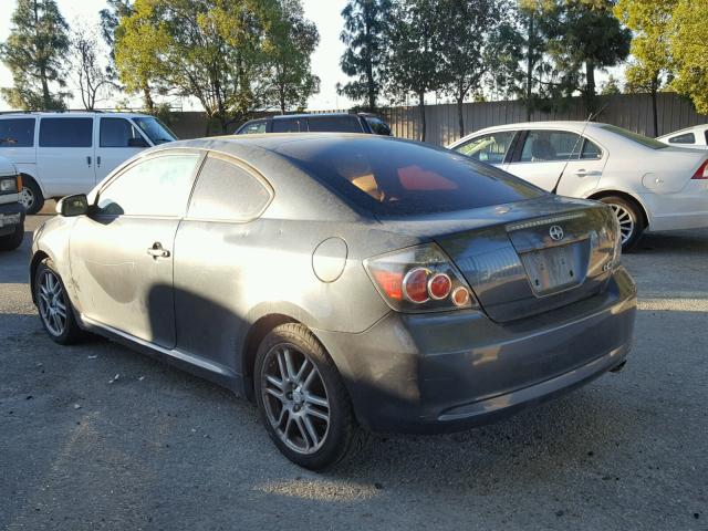 JTKDE167980253982 - 2008 TOYOTA SCION TC CHARCOAL photo 3