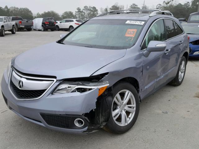 5J8TB3H53EL008576 - 2014 ACURA RDX TECHNO BLUE photo 2