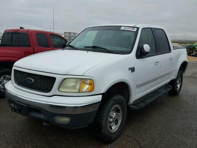 1FTRW08L71KC10220 - 2001 FORD F150 SUPER WHITE photo 2