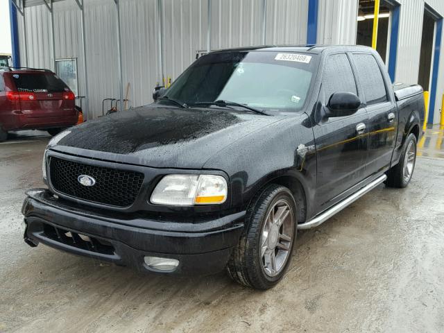 1FTRW07L71KB30398 - 2001 FORD F150 SUPER BLACK photo 2