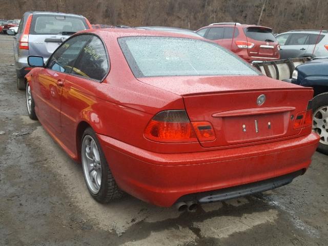 WBABD53465PD99472 - 2005 BMW 330 CI RED photo 3