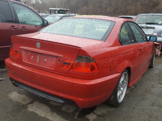 WBABD53465PD99472 - 2005 BMW 330 CI RED photo 4