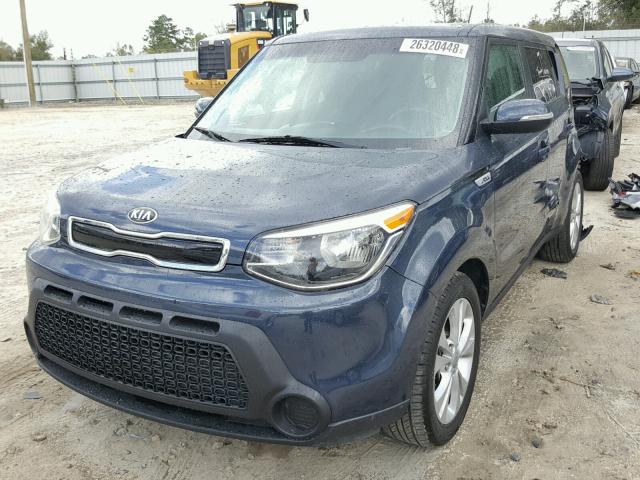 KNDJP3A59E7005014 - 2014 KIA SOUL + BLUE photo 2