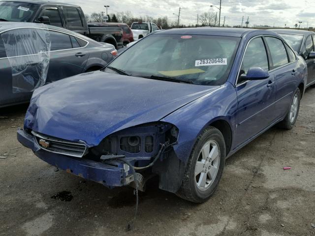 2G1WT58K169202146 - 2006 CHEVROLET IMPALA LT BLUE photo 2