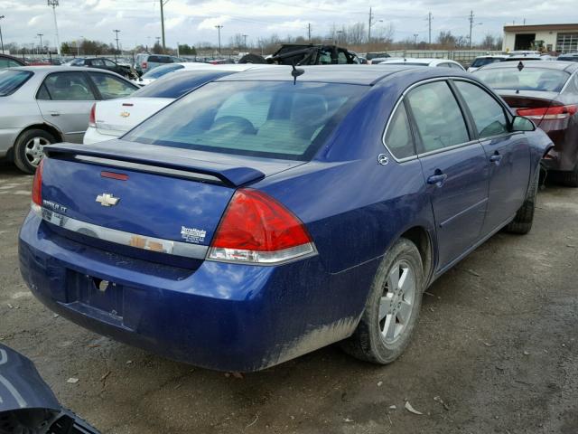 2G1WT58K169202146 - 2006 CHEVROLET IMPALA LT BLUE photo 4