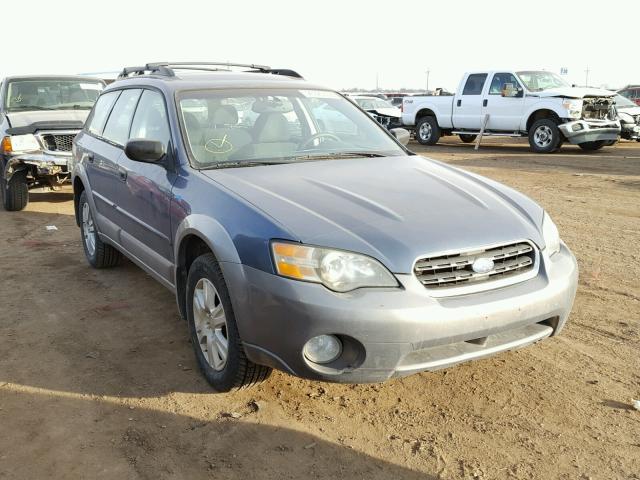 4S4BP61C857366878 - 2005 SUBARU LEGACY OUT BLUE photo 1