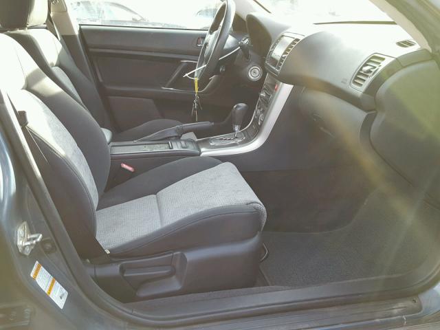 4S4BP61C857366878 - 2005 SUBARU LEGACY OUT BLUE photo 5