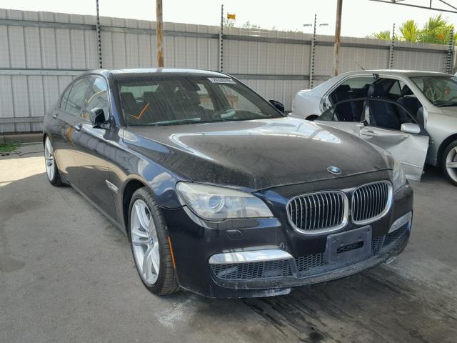 WBAKB8C54ACY63907 - 2010 BMW 750 LI Czarny zdjęcie 1